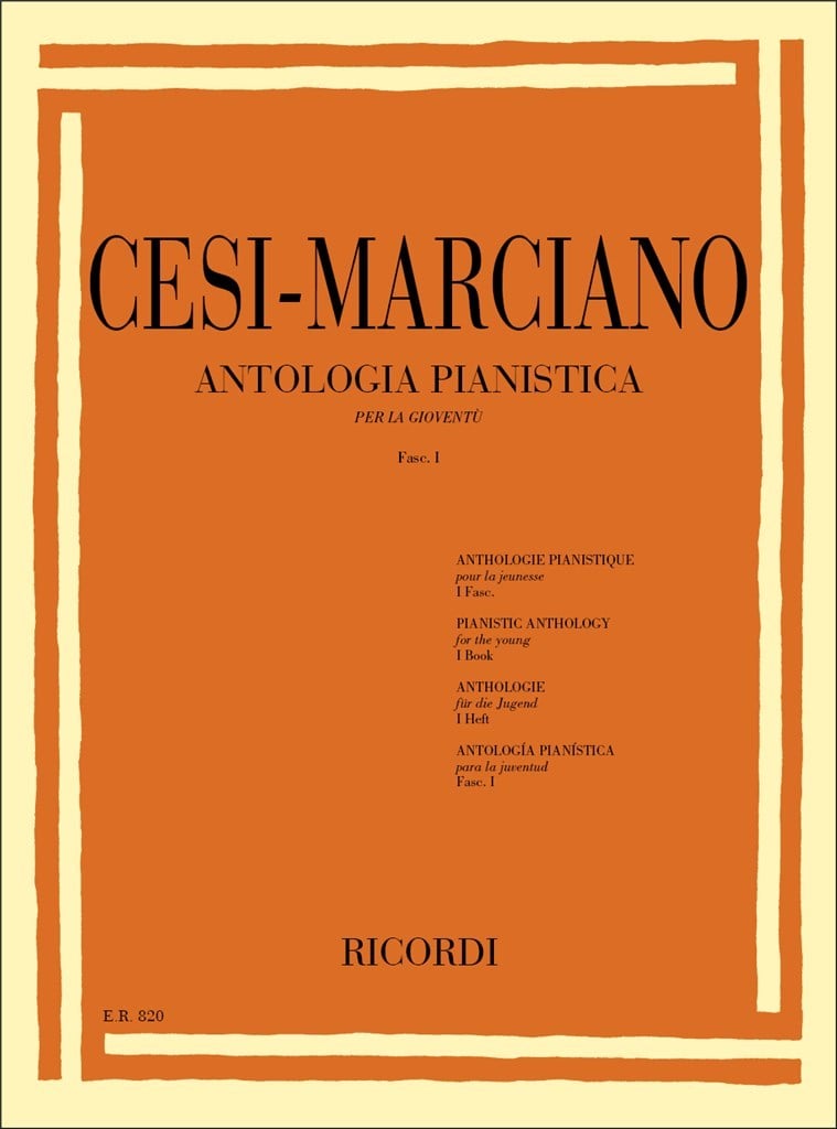 Antologia Pianistica Per La Gioventù - Fasc. I